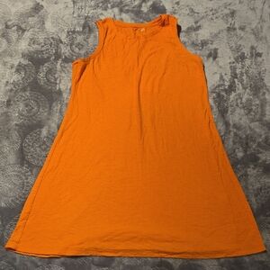 SO Vibrant Orange Sleeveless Mini Dress